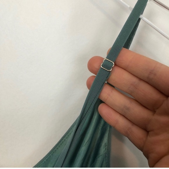 BHLDN light green v-neck maxi dress M - Picture 8 of 11